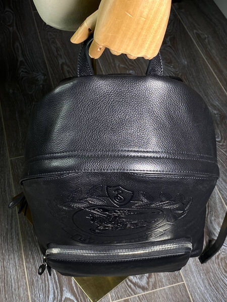 Мужской рюкзак Burberry мужской кожа черный 145928-3