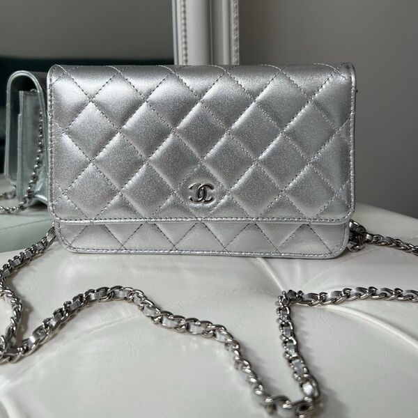 Сумка Chanel Mini женский кожа графитовый 143087