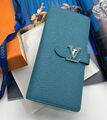 Кошелек Louis Vuitton женский кожа бирюзовый 95946-1
