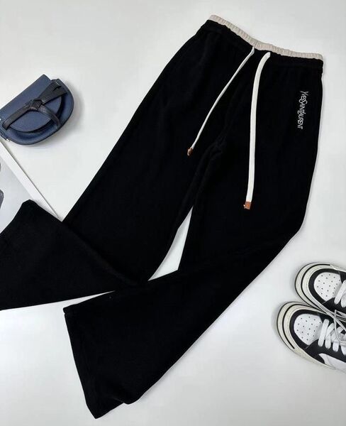 Брюки Saint Laurent женский черный 126649