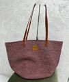Сумка Max Mara женский солома бордовый 189871-1