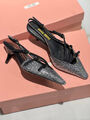 Туфли Miu Miu женский кожа графитовый 138694-4