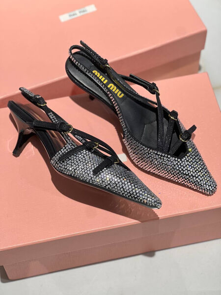 Туфли Miu Miu женский кожа графитовый 138694-4