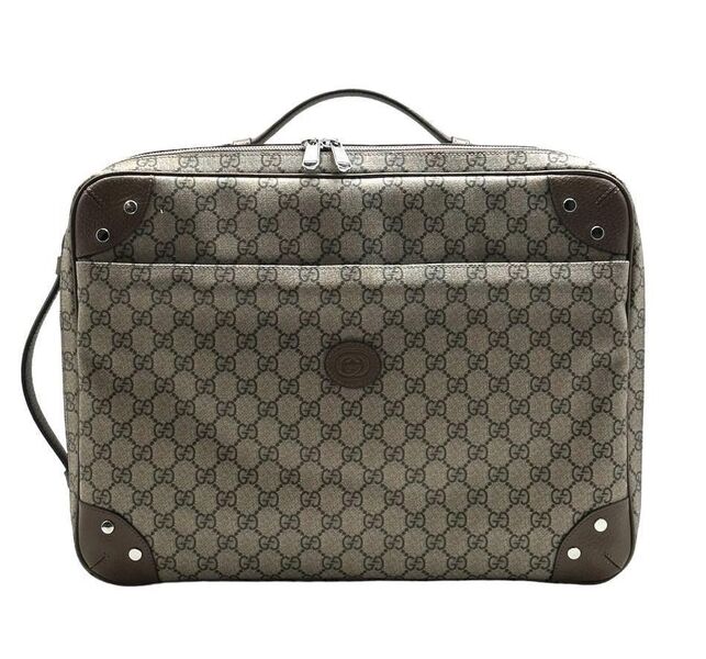 Мужской портфель-рюкзак Gucci мужской текстиль графитовый 110620