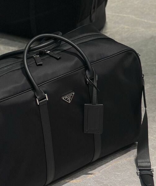 Дорожная сумка Prada мужской кожа черный 108325-2