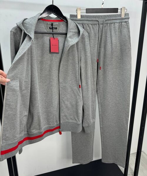 Мужской костюм Kiton мужской графитовый 195392