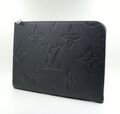 Мужская папка Louis Vuitton мужской кожа черный 42456-3