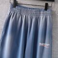 Спортивные брюки (штаны) Balenciaga мужской голубой c2673907-1-2