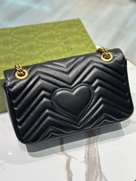 Сумка Gucci женский кожа черный 173634-2