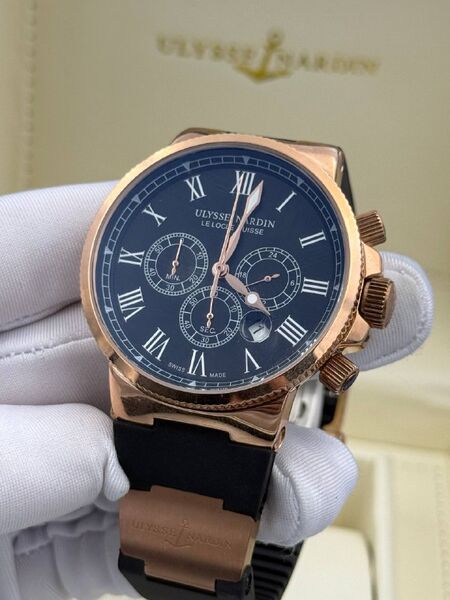 Мужские часы Ulysse Nardin мужской черный z0159174-1-7