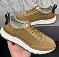 Мужские кроссовки Brunello Cucinelli мужской замша горчичный 109021