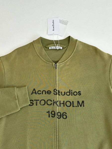 Свитшот на молнии Acne Studios мужской хаки q6228355-1-2