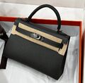 Сумка Hermèskelly Mini 20 женский кожа черный 127671-1