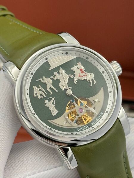 Мужские часы Ulysse Nardin мужской хаки a6476465-1-4