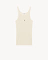 Майка Saint Laurent женский белый 185240-3