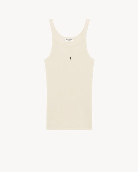 Майка Saint Laurent женский белый 185240-3