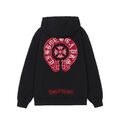 Мужское зип-худи Chrome Hearts мужской черный y3593316-1-4