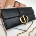 Клатч Dior Montaigne женский кожа черный 26103-3