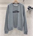 Свитшот Miu Miu женский графитовый 163372-1