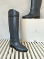 Сапоги Brunello Cucinelli женский кожа графитовый 130279-2