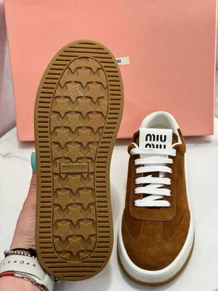 Кеды Miu Miu женский замша 145996-3