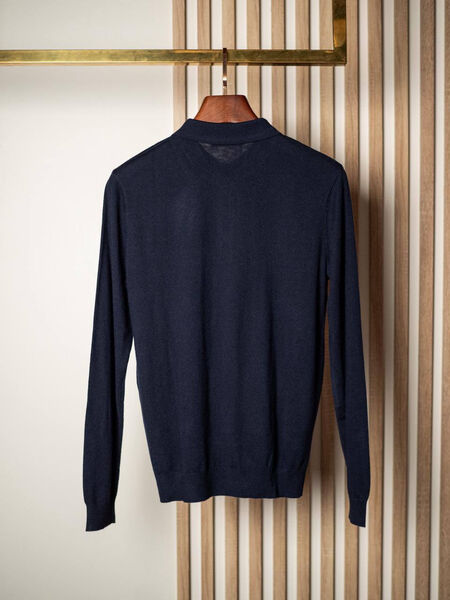 Мужское поло Kiton мужской синий 163508-2