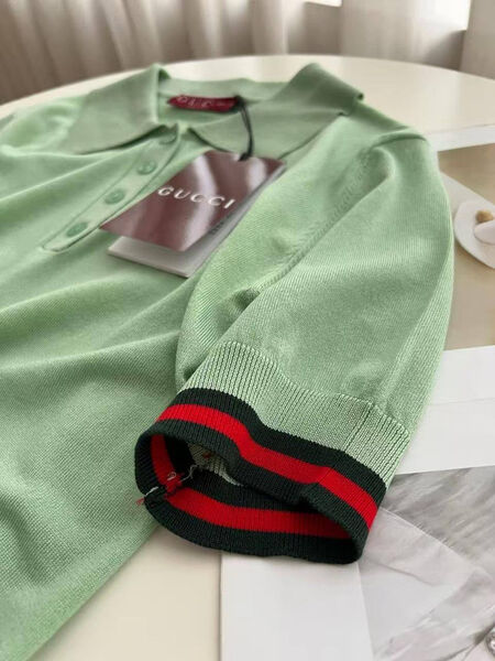 Поло Gucci женский болотный 188186-7