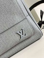 Мужской рюкзак Louis Vuitton мужской кожа графитовый 121198-8