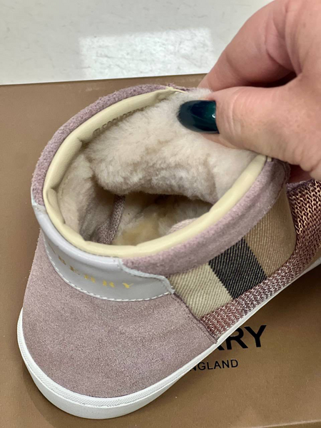 Кроссовки Burberry женский текстиль 33025-5