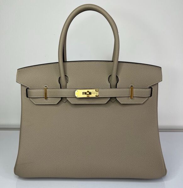 Сумка Hermès Birkin 30 женский кожа бежевый 140082