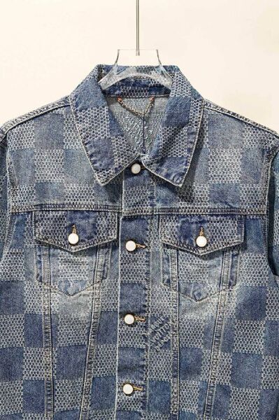 Мужская джинсовка Louis Vuitton мужской джинса бирюзовый n9346576-1-5