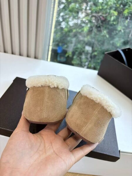 Женские зимние туфли Alaïa женский замша бежевый s4164964-1-3