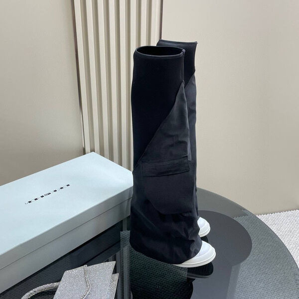 Сапоги женский черный 129366-2