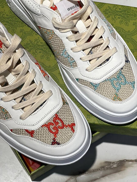 Кеды Gucci женский кожа белый 109726-2