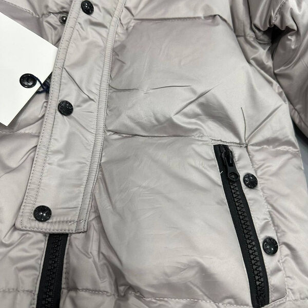 Детский комбинезон Moncler графитовый 166024-2