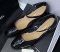 Туфли Chanel женский кожа черный 180067-1