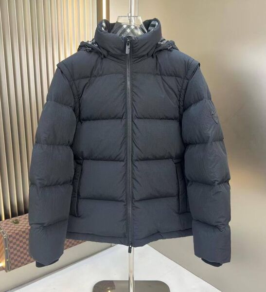 Мужской пуховик Burberry мужской синий 198791