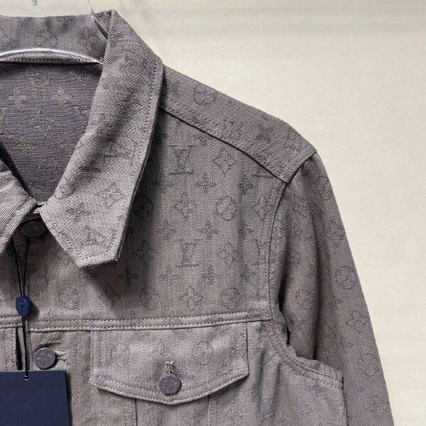 Мужская джинсовка Louis Vuitton мужской графитовый f5400311-1-7