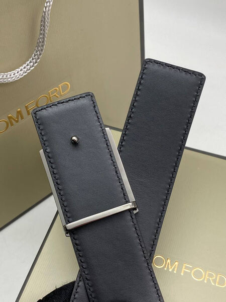 Мужской ремень Tom Ford мужской кожа черный 176190-4