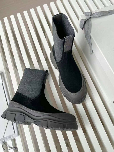 Ботинки Brunello Cucinelli женский текстиль черный 129416-2