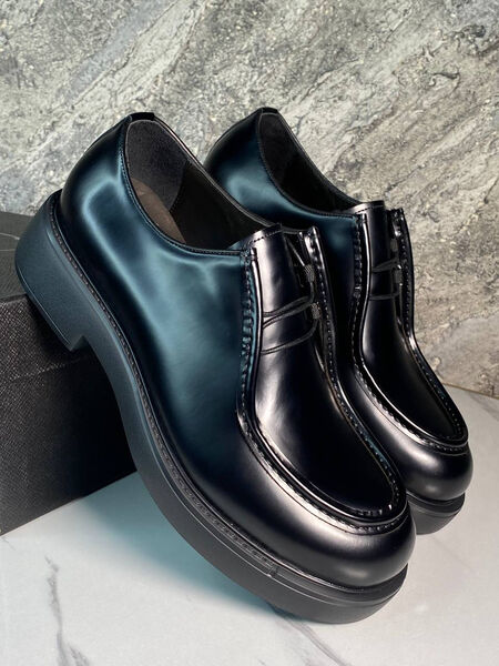Мужские туфли Prada мужской кожа черный 170960-2