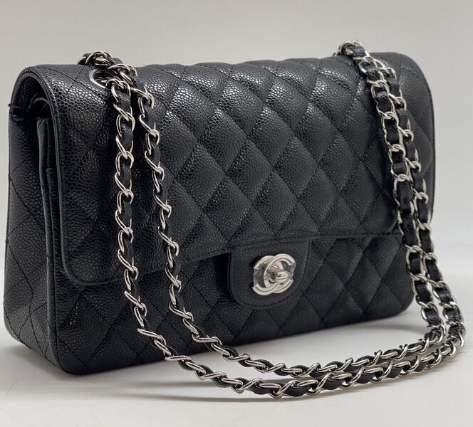 Сумка Chanel 2.55 женский кожа черный 98530