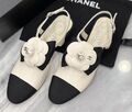 Туфли Chanel женский кожа белый 119061-1