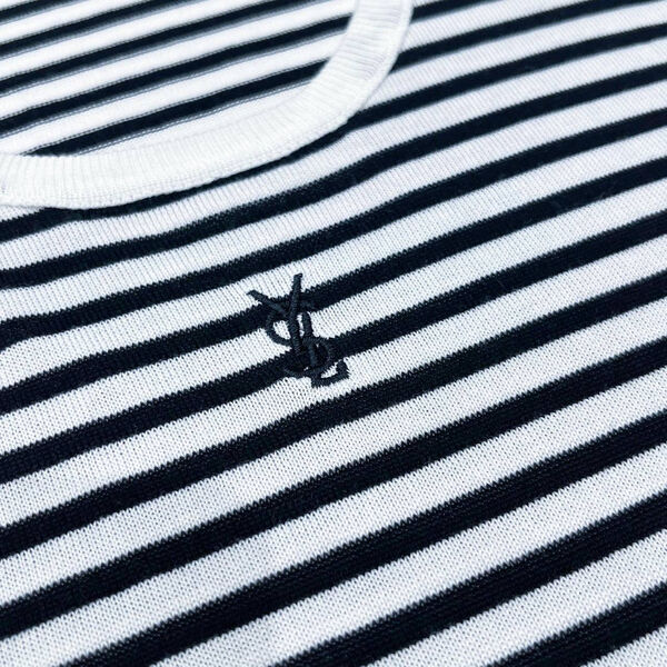 Майка Saint Laurent женский черный 193150-3