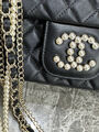 Сумка Chanel женский кожа черный 127546-7