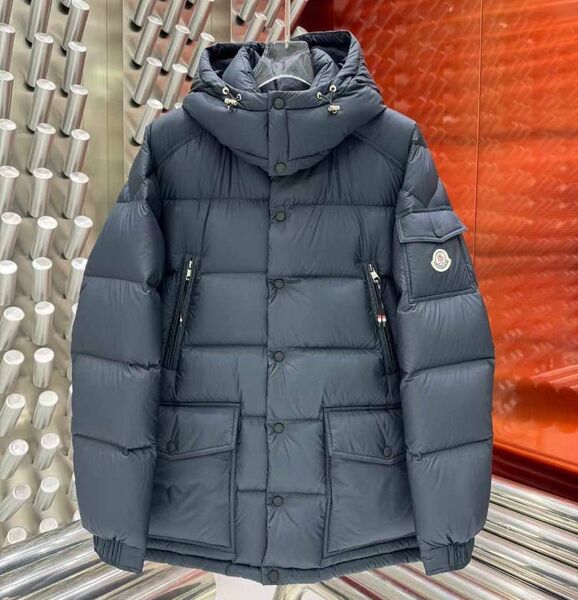 Мужской пуховик Moncler мужской синий 167380