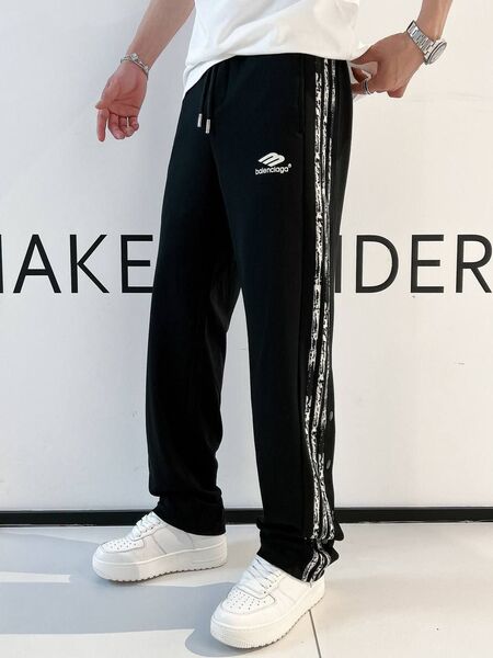 Мужские брюки Balenciaga мужской черный w3034797-1