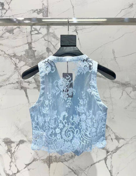 Жилет Ermanno Scervino женский бирюзовый 180937-2