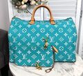 Сумка Louis Vuitton женский кожа бирюзовый 161959-1