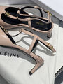 Туфли Celine женский кожа бежевый 104915-3